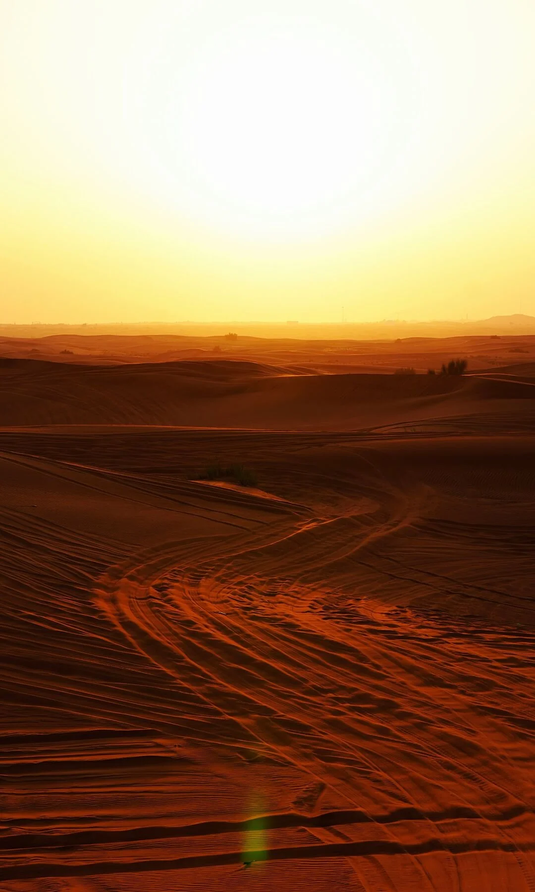 Dubai Dusk Desert Horizon — Golden Dunes Fine Art Print | Limited Edition 30