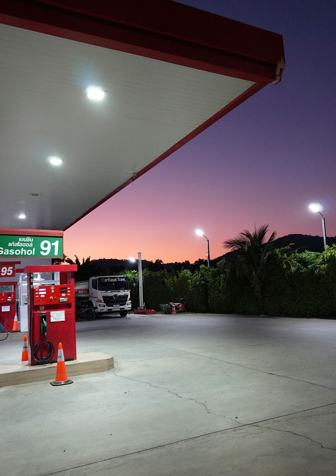 Rawai Stop — Thailand Highway Twilight Fine Art Print | Limited Edition 30