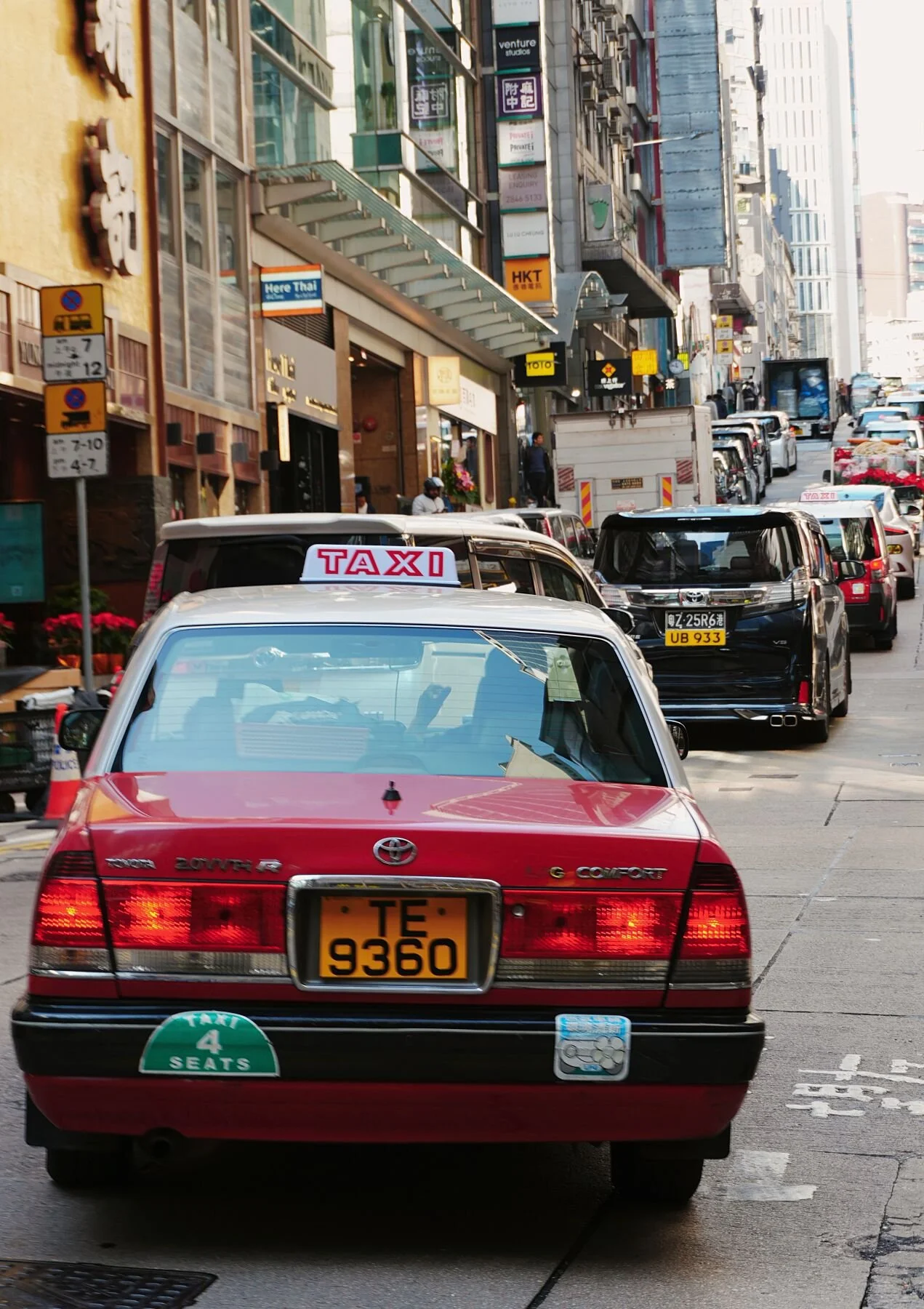 Hong Kong Red Taxi Icon — Iconic HK Street Photography Print | Limited Edition 30