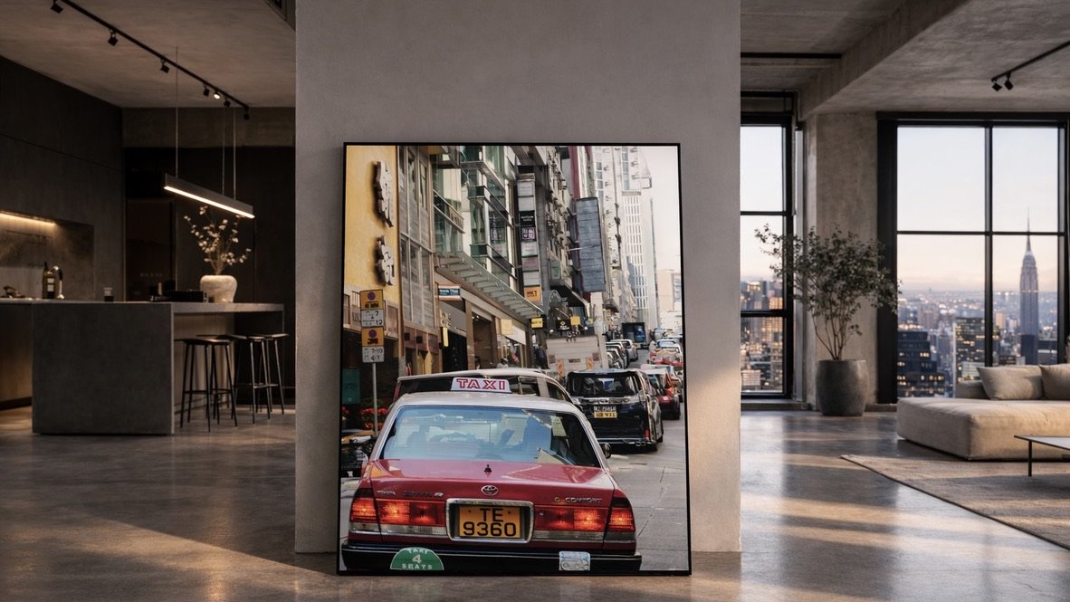 Hong Kong Red Taxi Icon — Iconic HK Street Photography Print | Limited Edition 30
