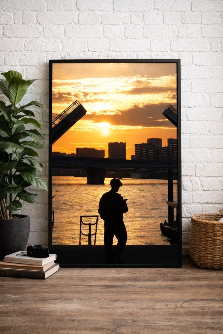 Tokyo Marina Golden Hour — Tokyo Bay Fine Art Print | Limited Edition 30