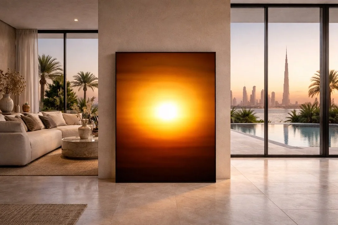 Dubai Desert Golden Hour — UAE Sand Dunes Fine Art Print | Limited Edition 30