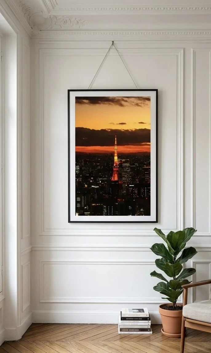 Tokyo Tower On Fire — Japanese Sunset Fine Art Print | Limited Edition 30