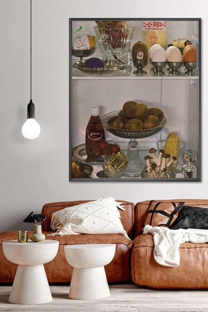 Refrigerator Tokyo — Kewpie & Kiwi Baroque Still Life Fine Art Print | Limited Edition