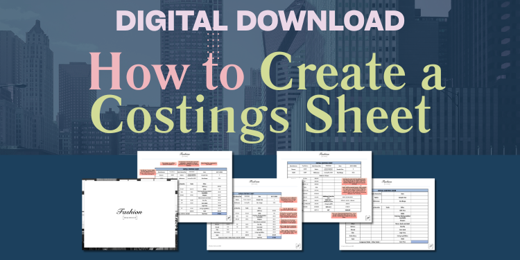 How to Create a Costings Sheet