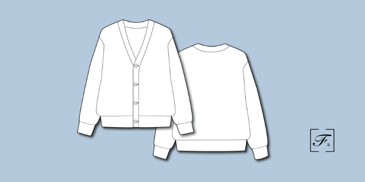 Tech Pack - Boxy Knit Cardigan