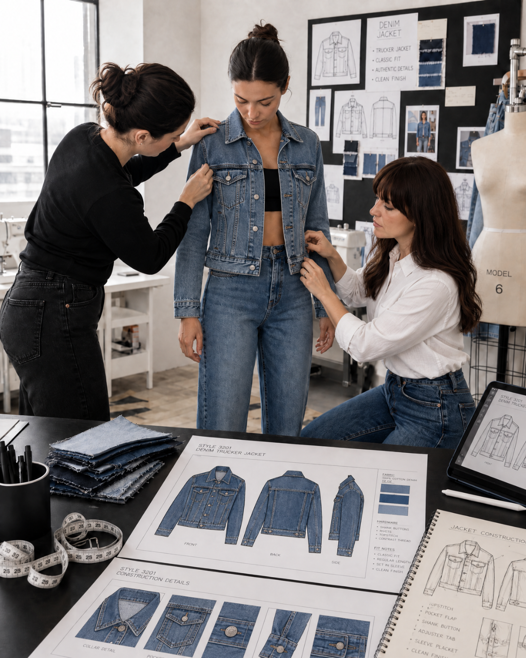 Denim Jacket Tech Pack
