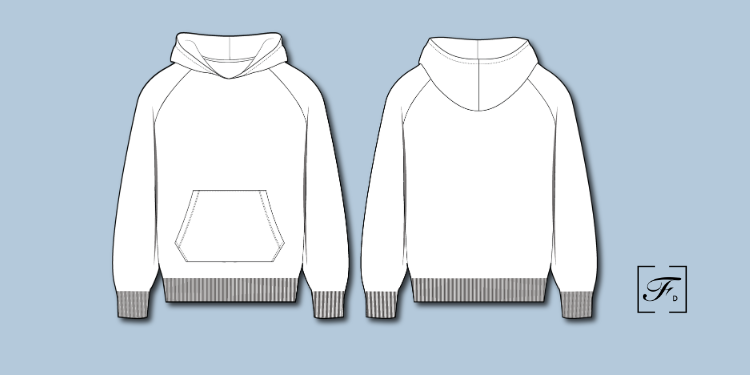 Tech Pack - Unisex Wool Hoodie