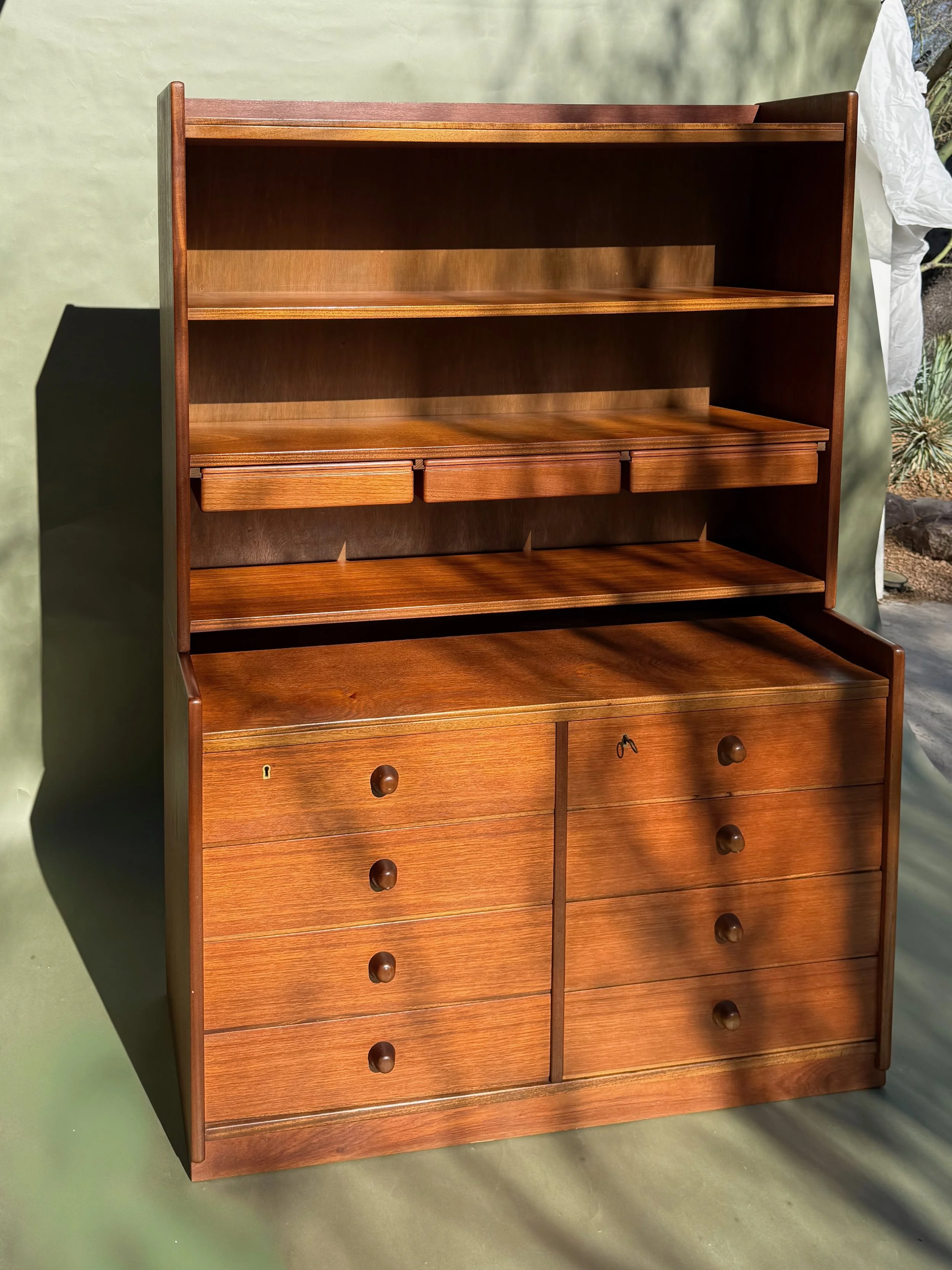 Vintage Danish Modern Bookshelf / Wall Unit by Brande Møbelindustri