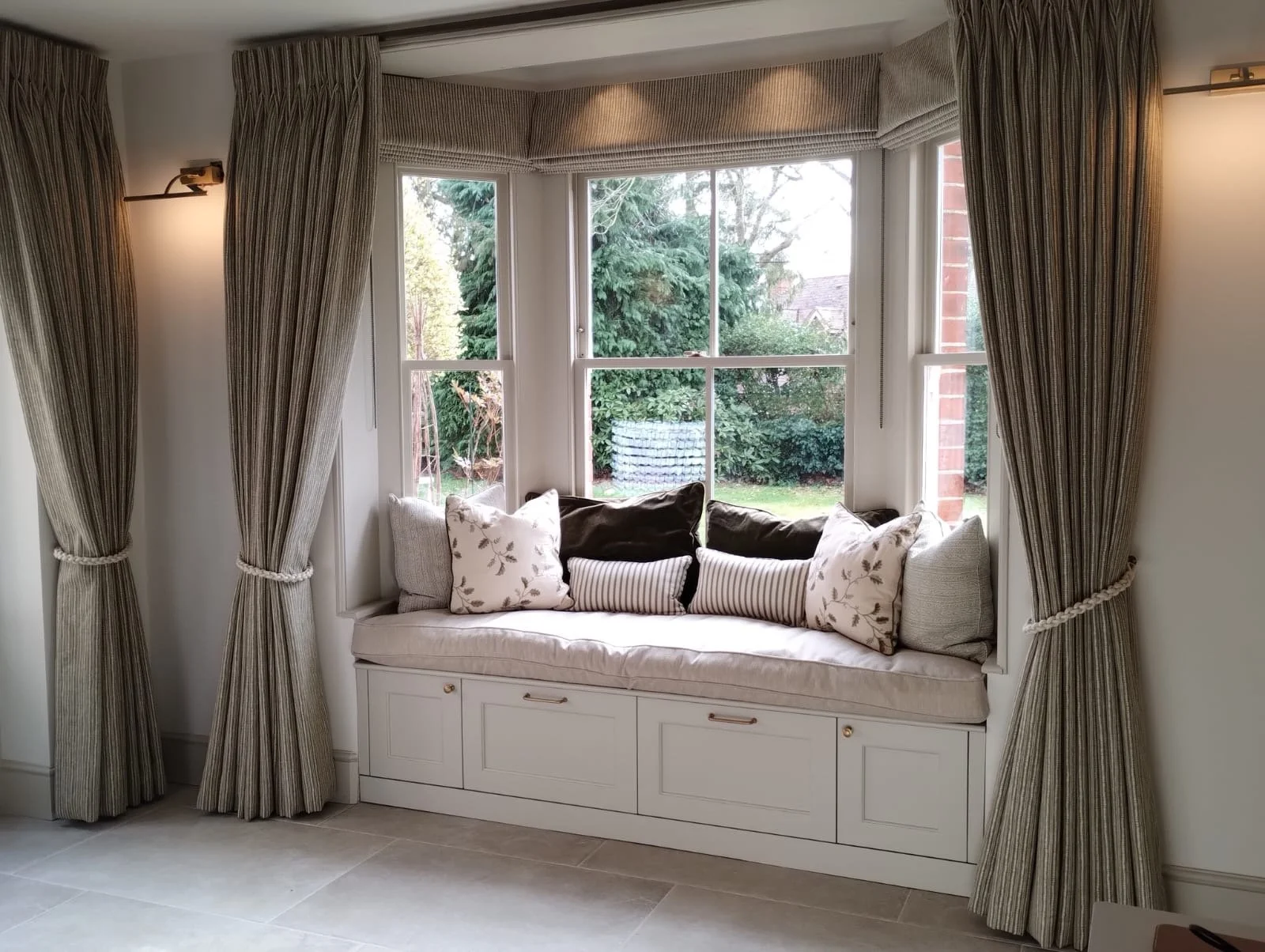 A comfy window seat...