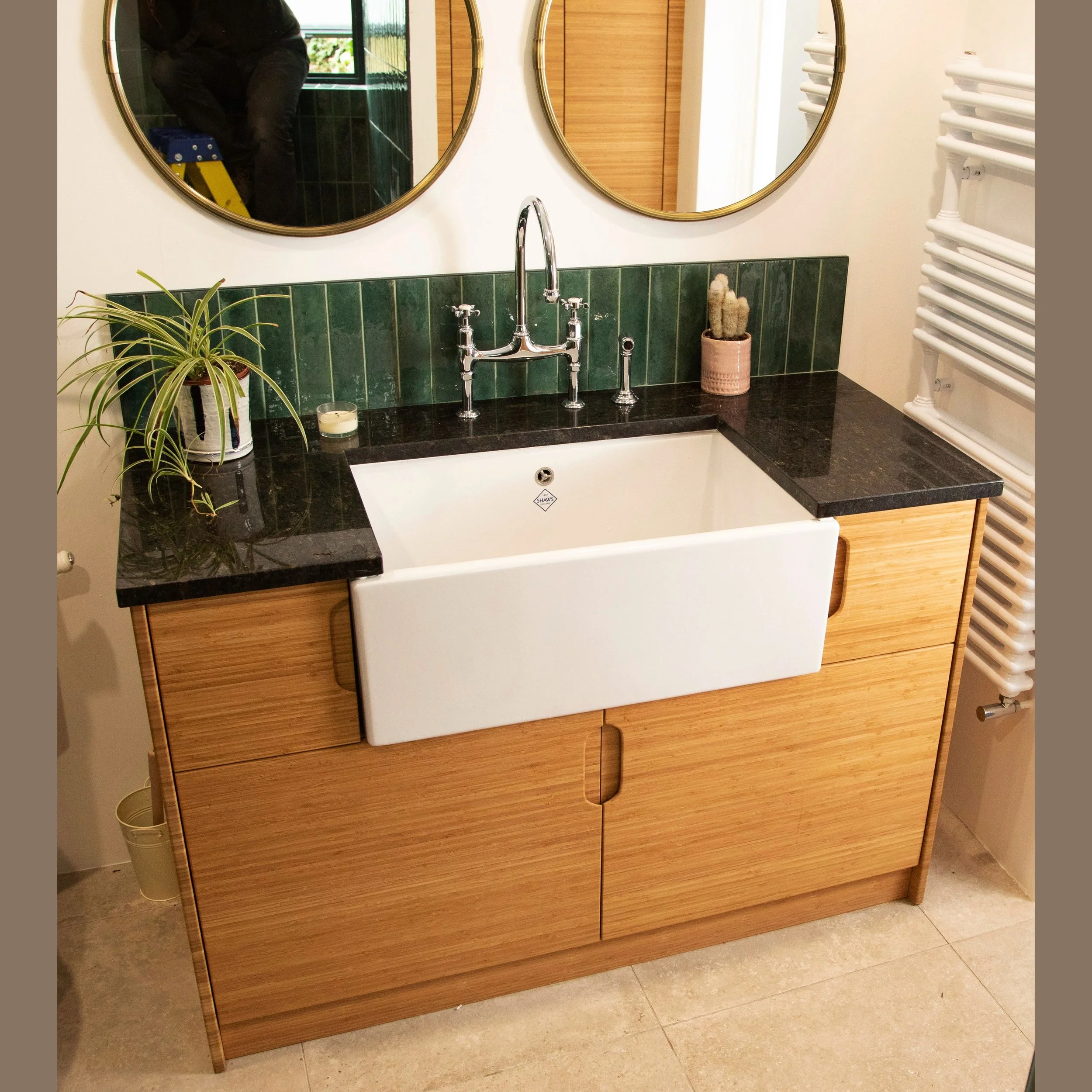 ...here combined with a granite top.