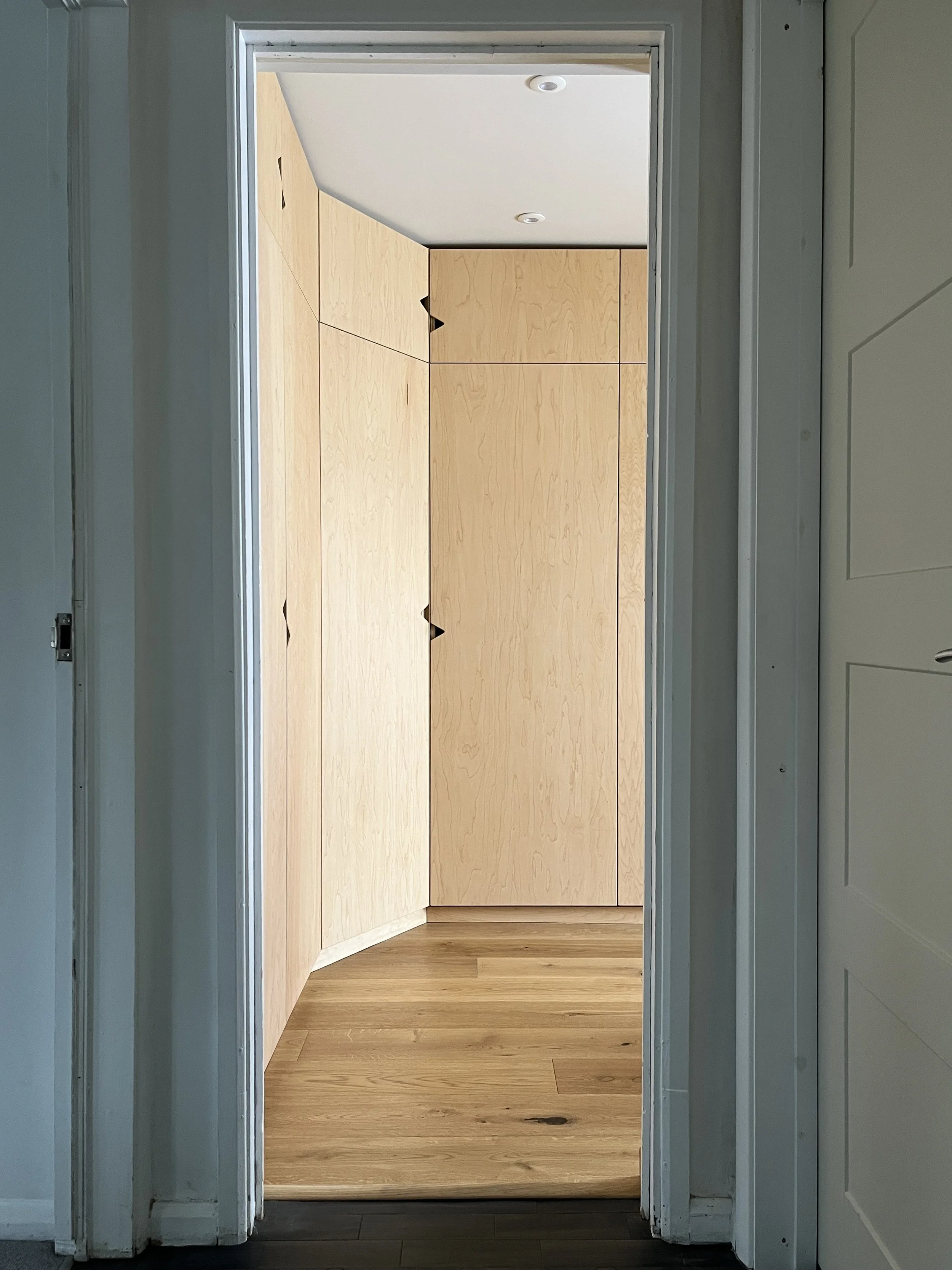 ...transformed into a welcoming entrance hall...