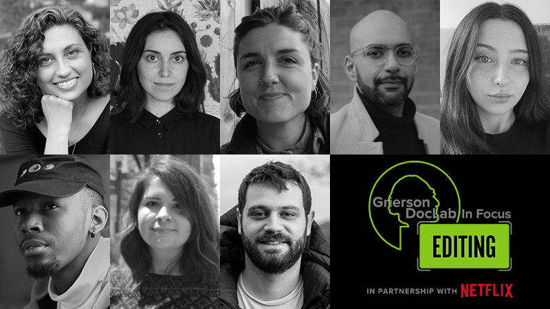 Group of selected editors picked for the prestigious Grierson Doc Lab's editing partnership with Netflix. Includes Samantha Keon.