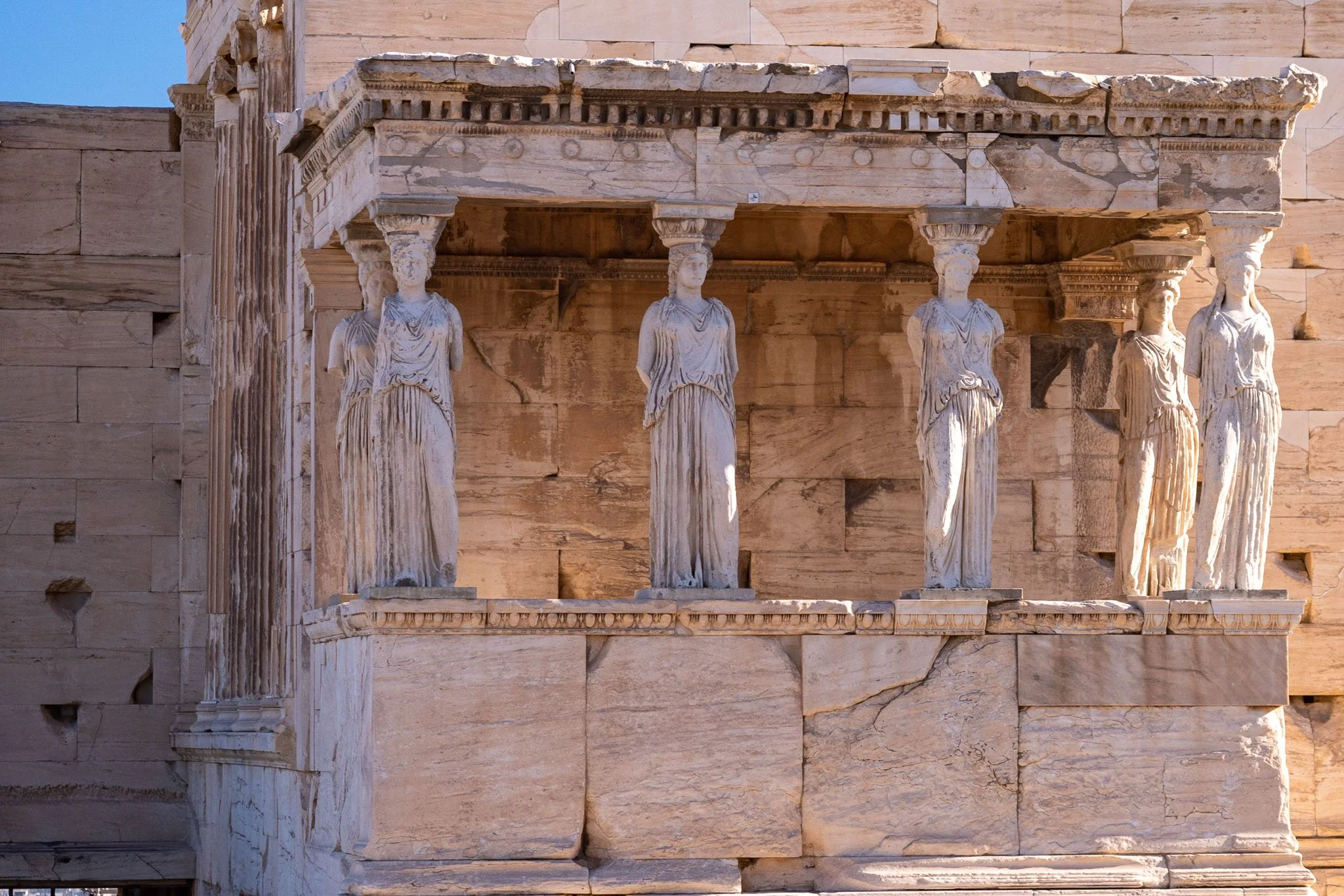 Image of Erechtheion, In Acropolis in Athens.