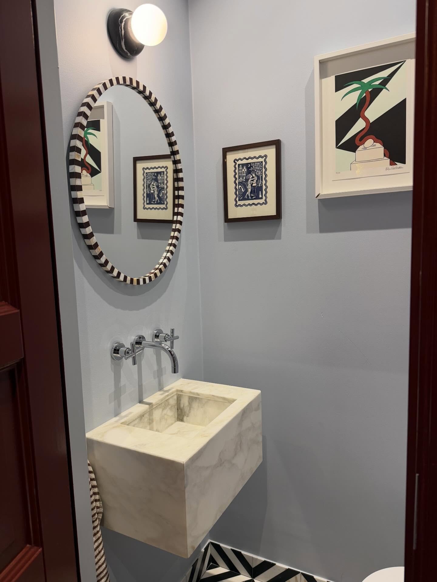 Guest bathroom at project N21 💙