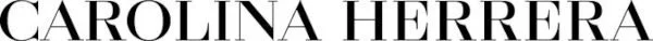 Text image displaying 'Carolina Herrera' logo in black uppercase letters