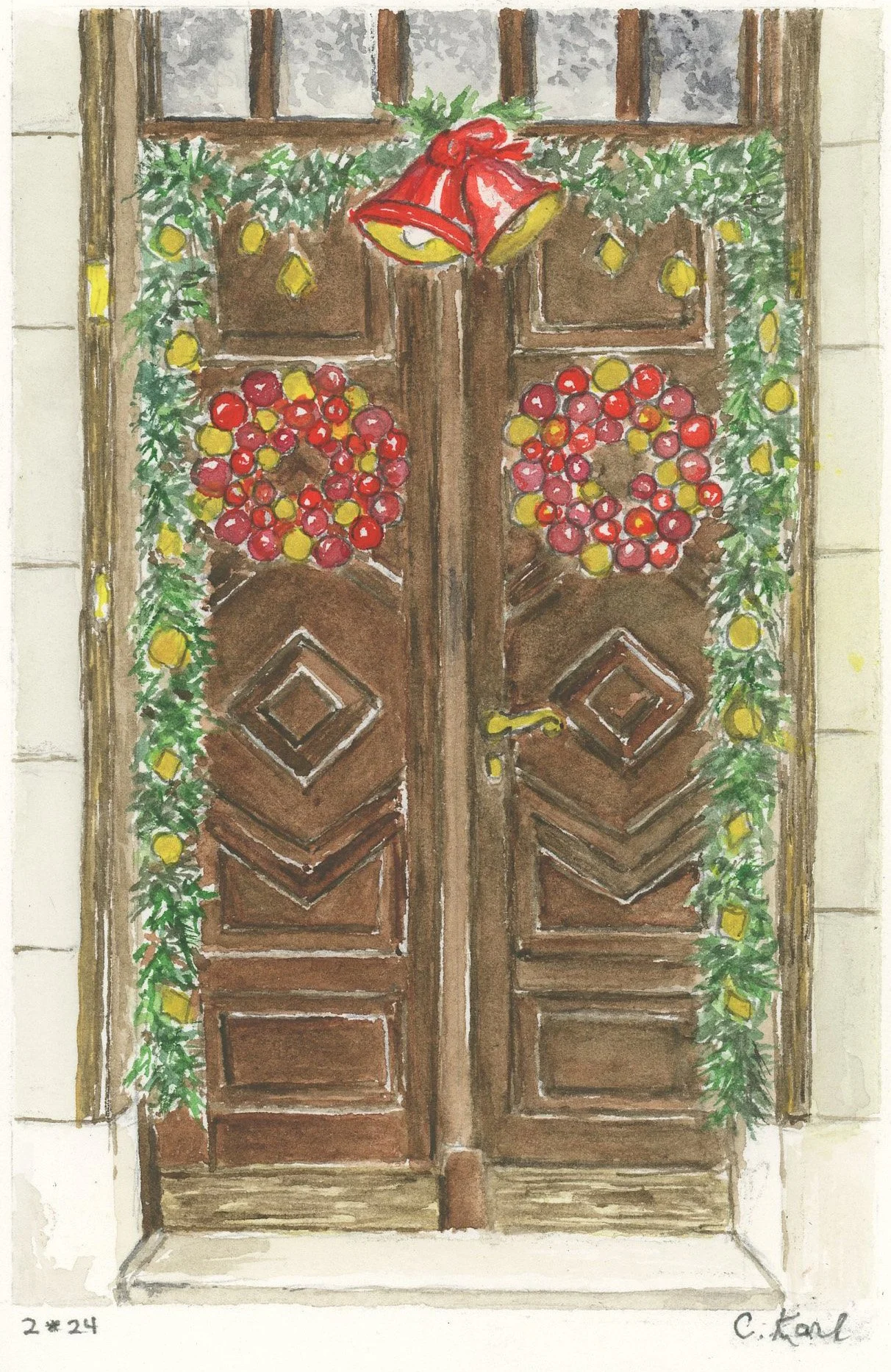 Christmas Door 2024 -4