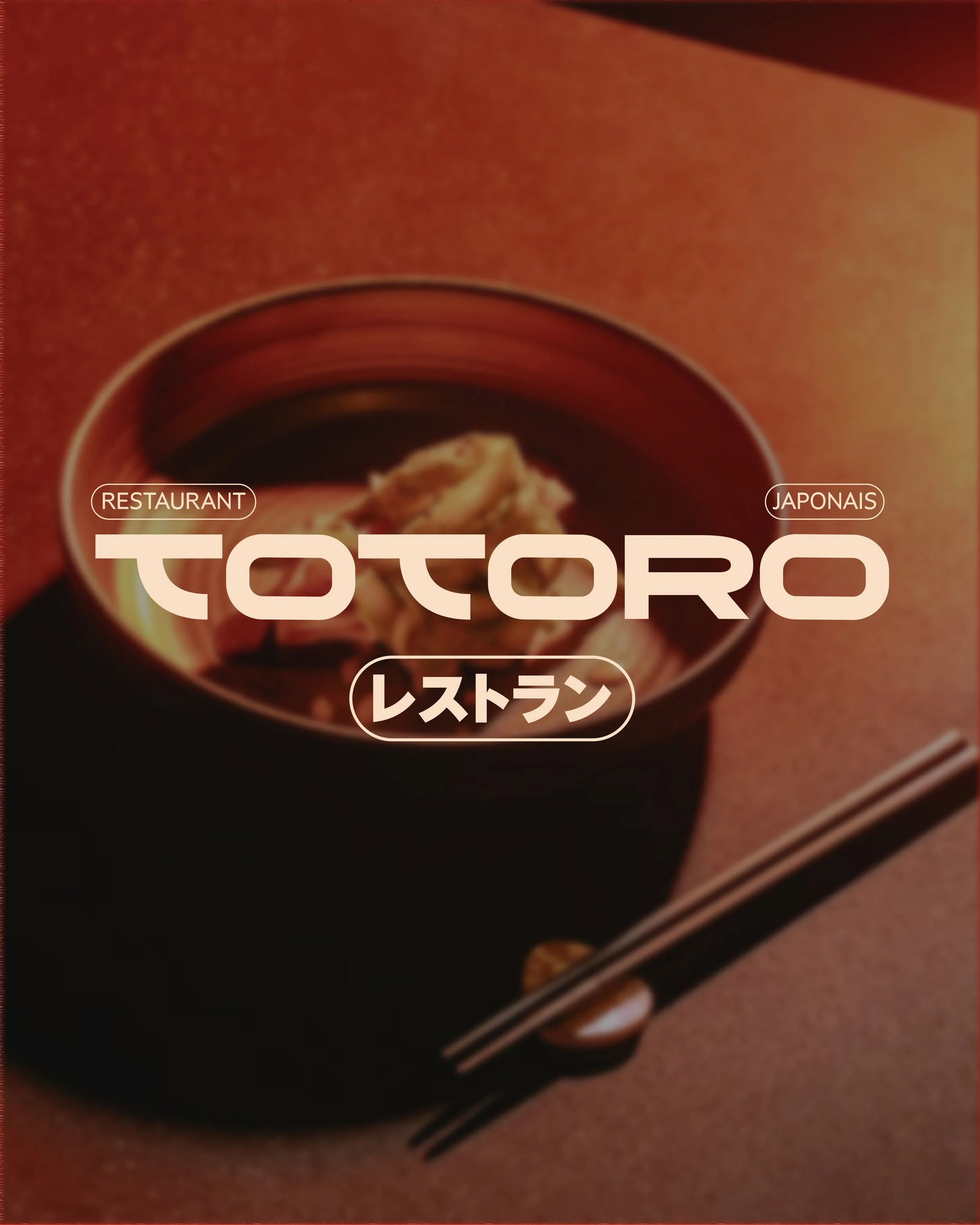 identité visuelle pour restaurant japonais