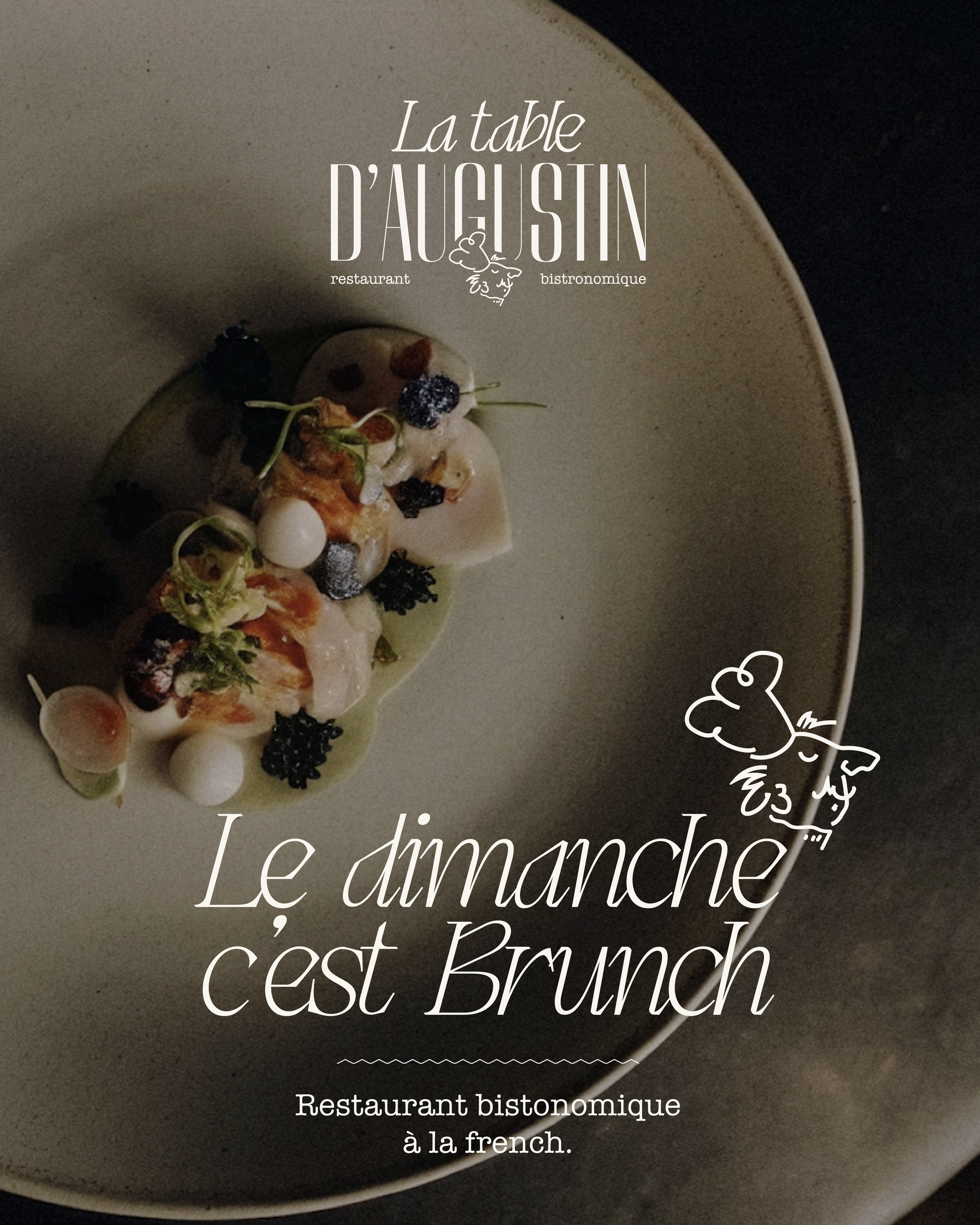 affiche pour restaurateurs, cafés et brasserie