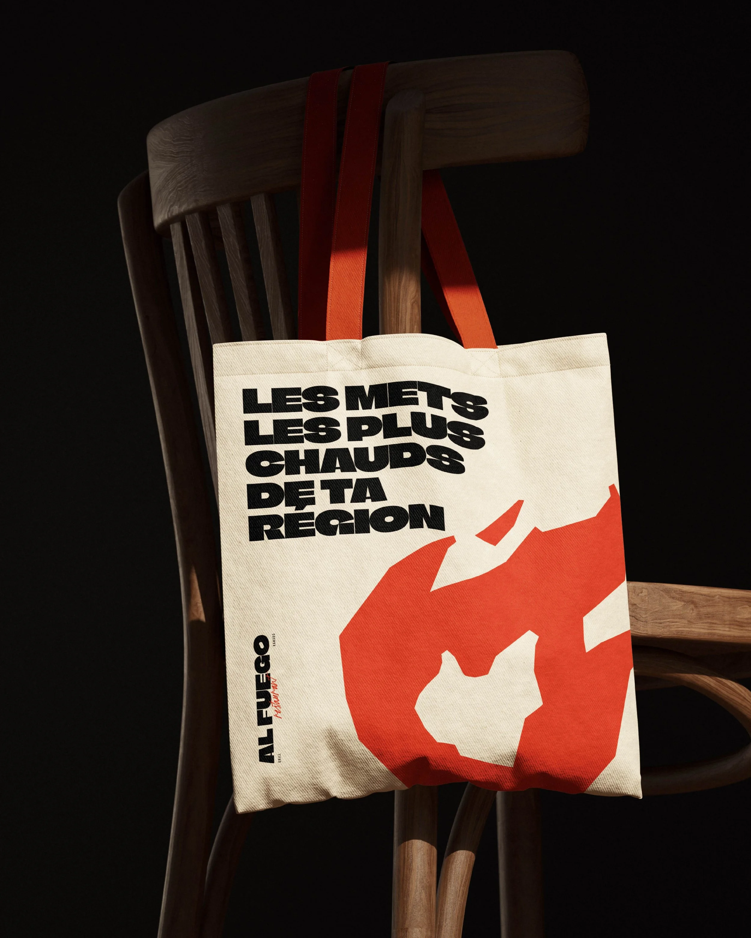 identité visuelle pour le Restaurant AL Fuego, Kamodo et Grill près de Montpellier