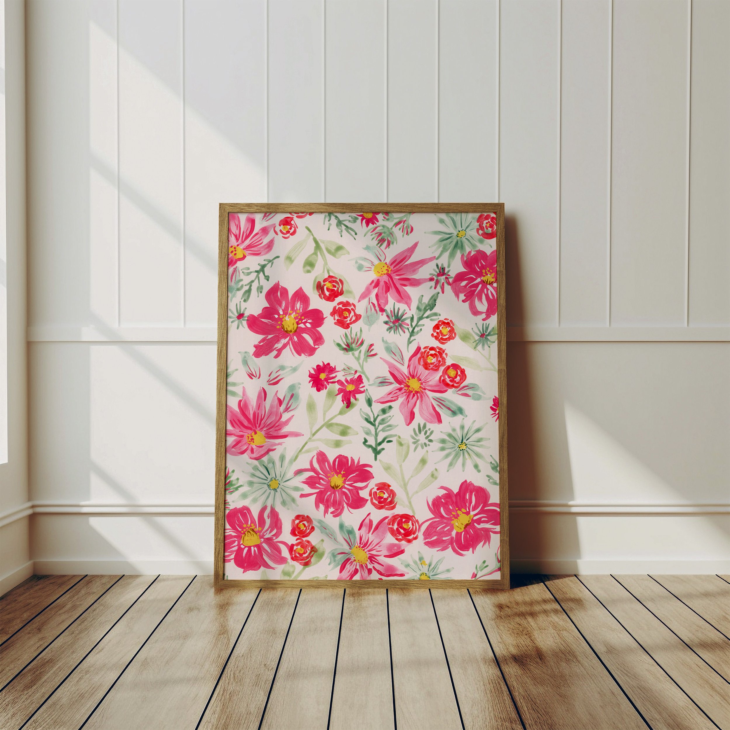 Happy Days Florals- Art Print