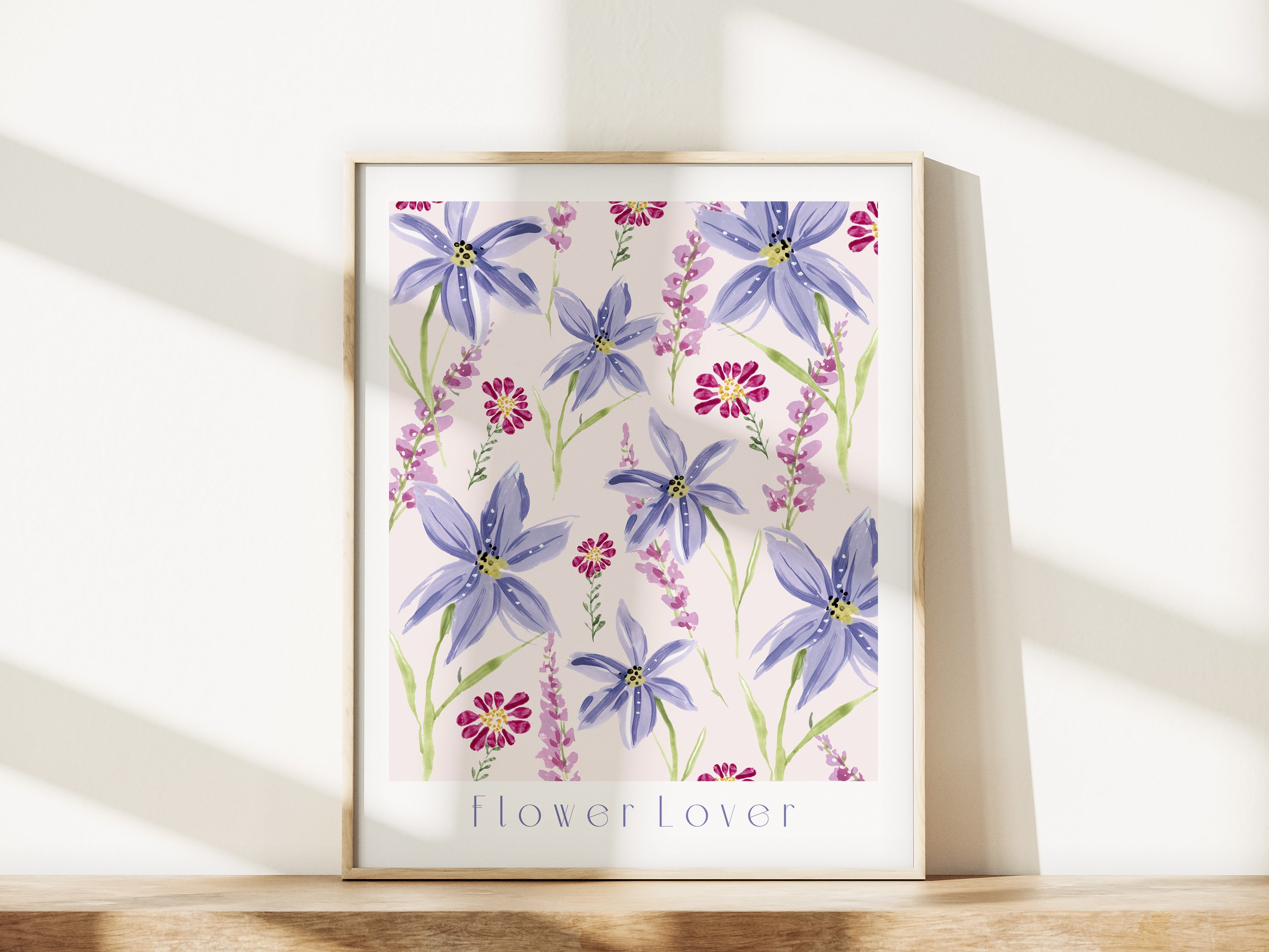 Flower Lover- Art Print