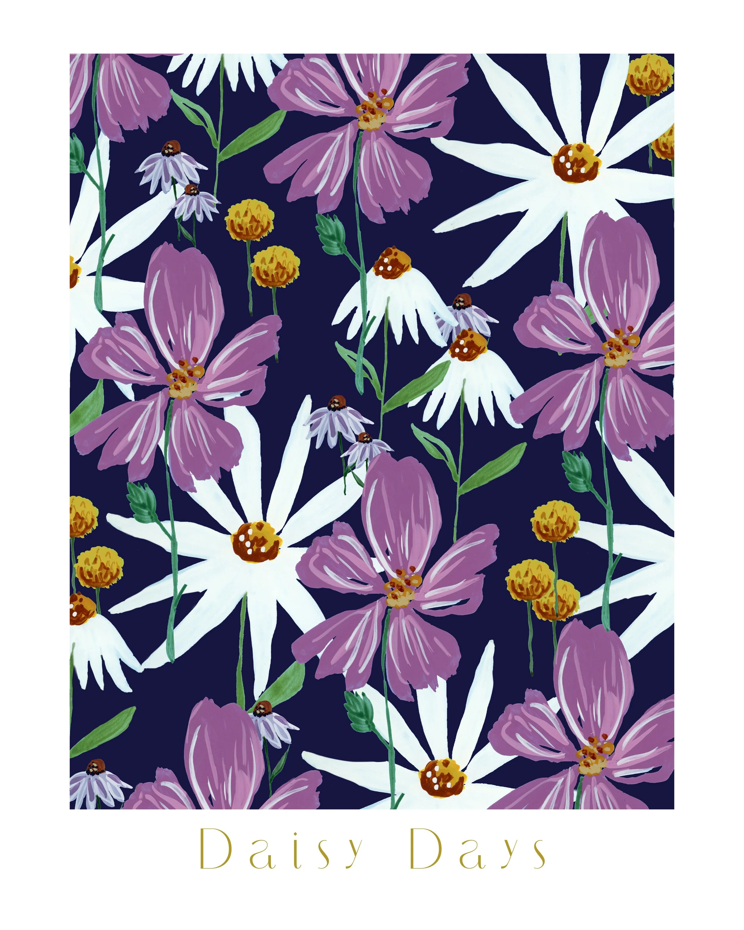 Daisy Days- Art Print