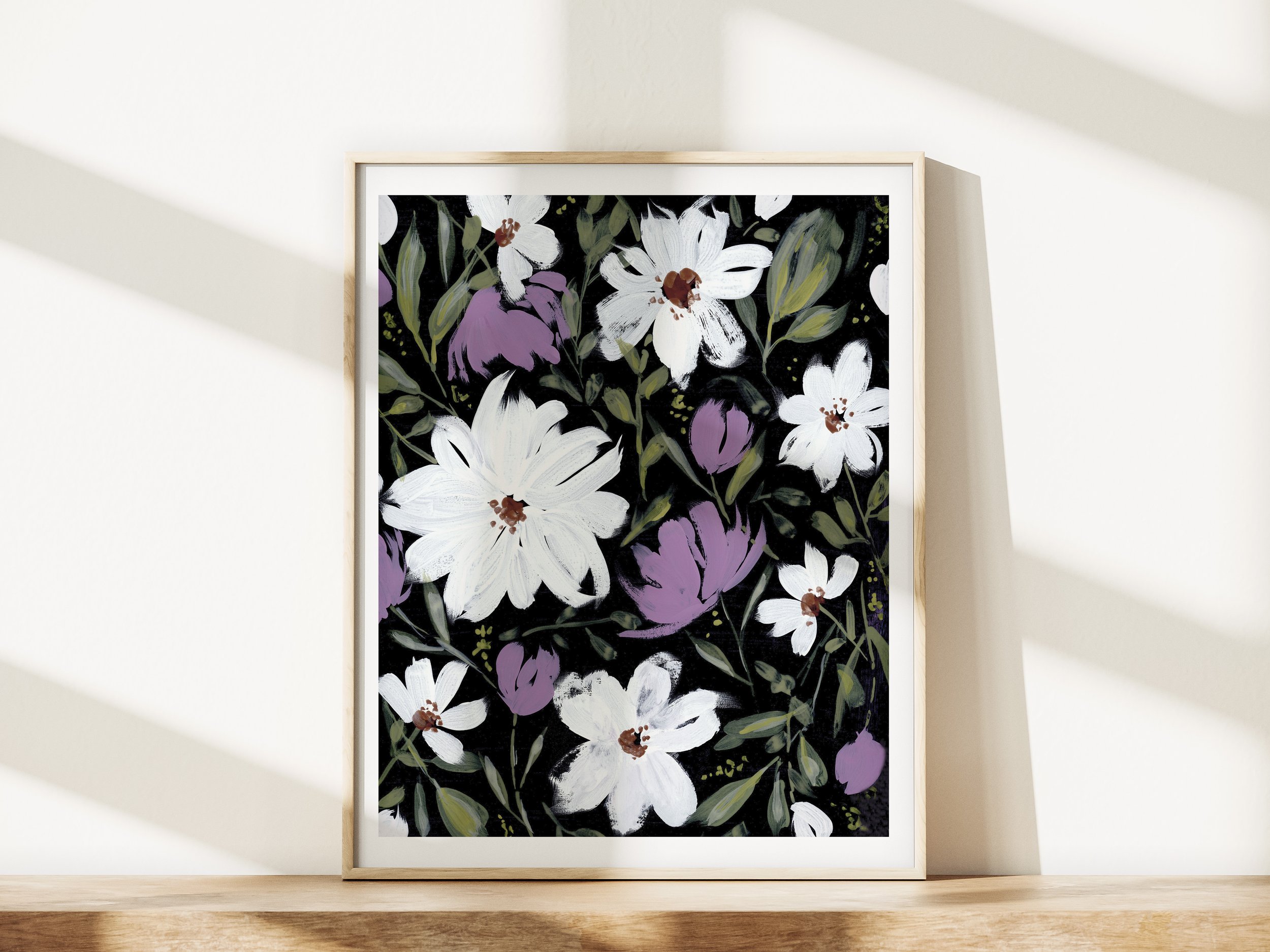 Moody Florals- Art Pint