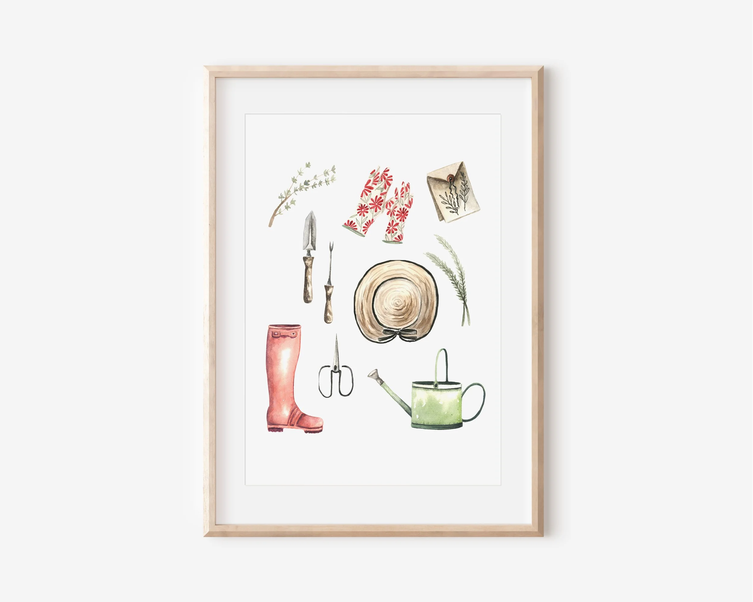 Garden Chart- Art Print