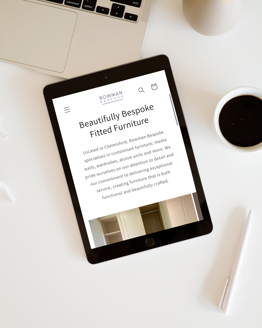 website design for mobile. website designer in West Malling. website design layout for carpenter. carpenter website