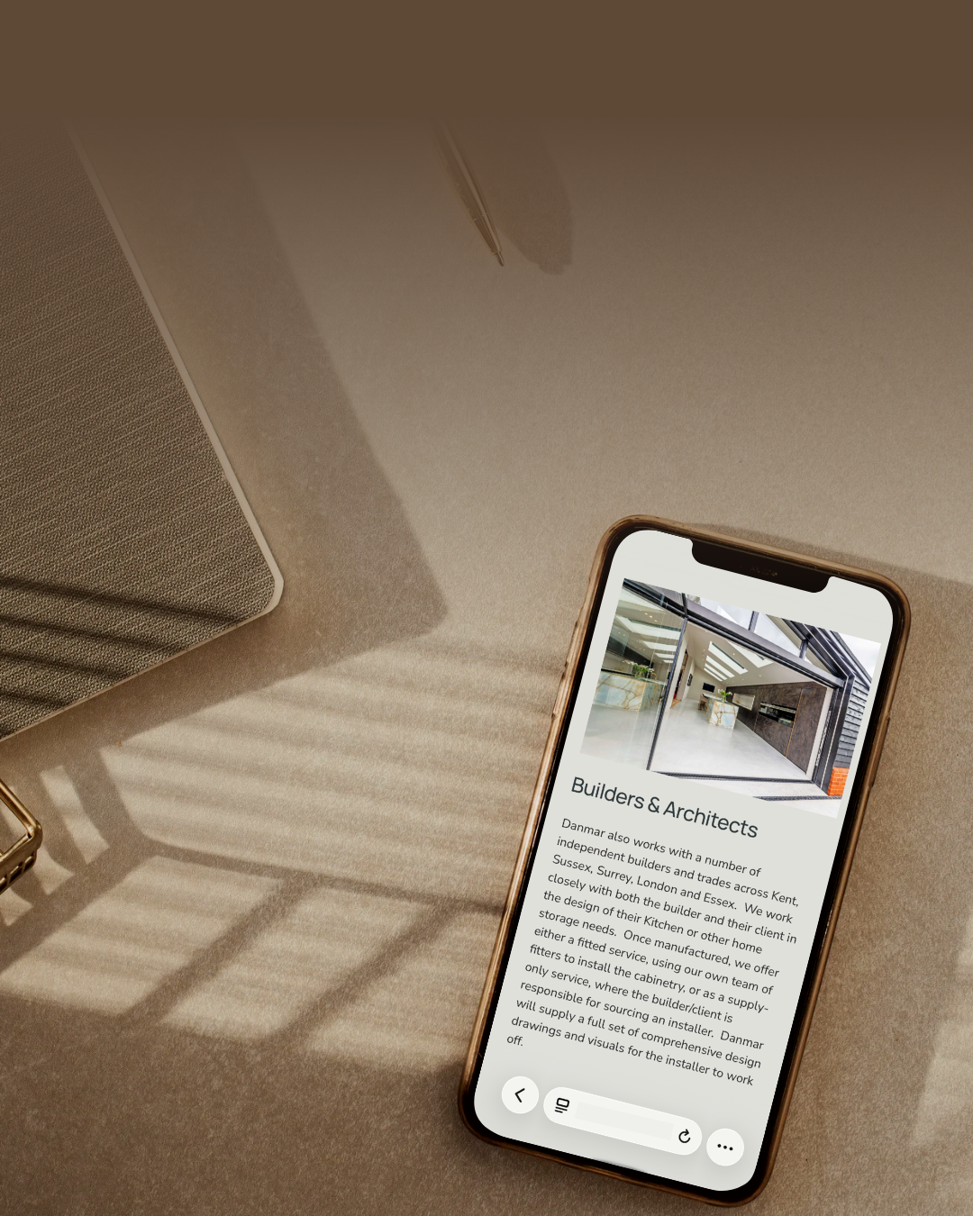 danmar kitchens. kitchen designer kent. website design for kitchen fitter. website designer West Malling