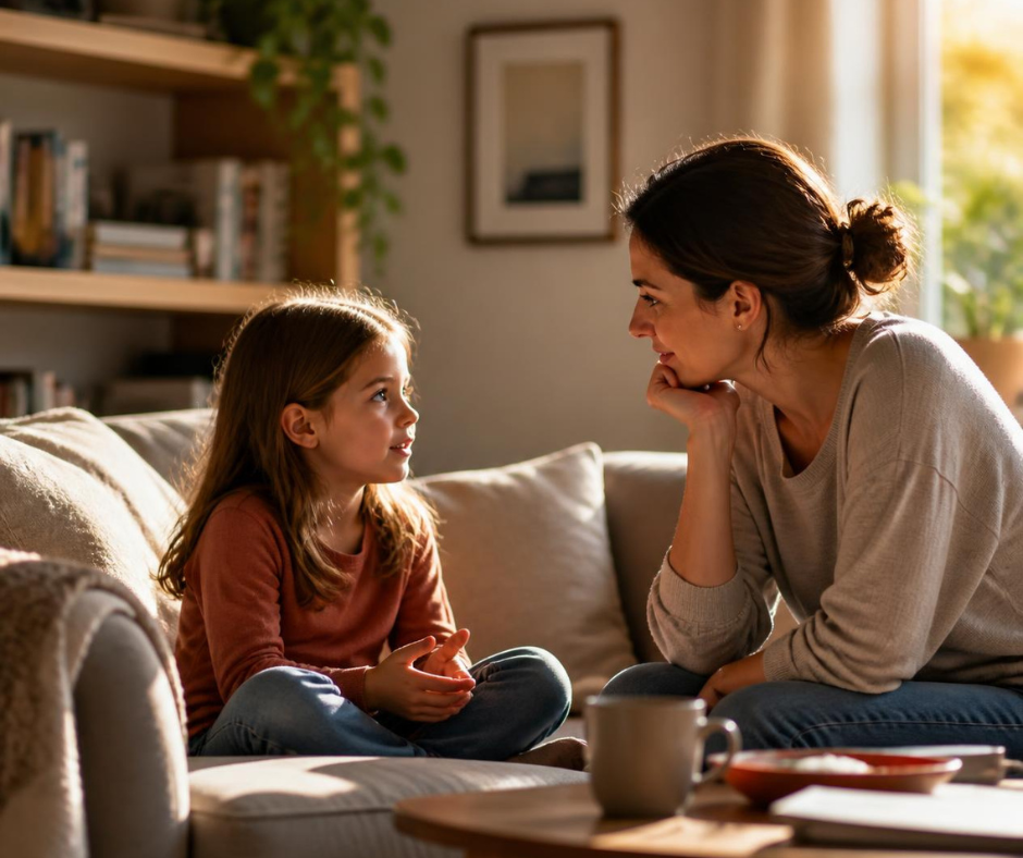 The reason your child can't see your side of the argument