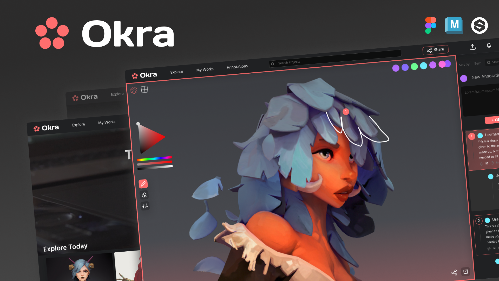 Okra - Social Art Critique Platform