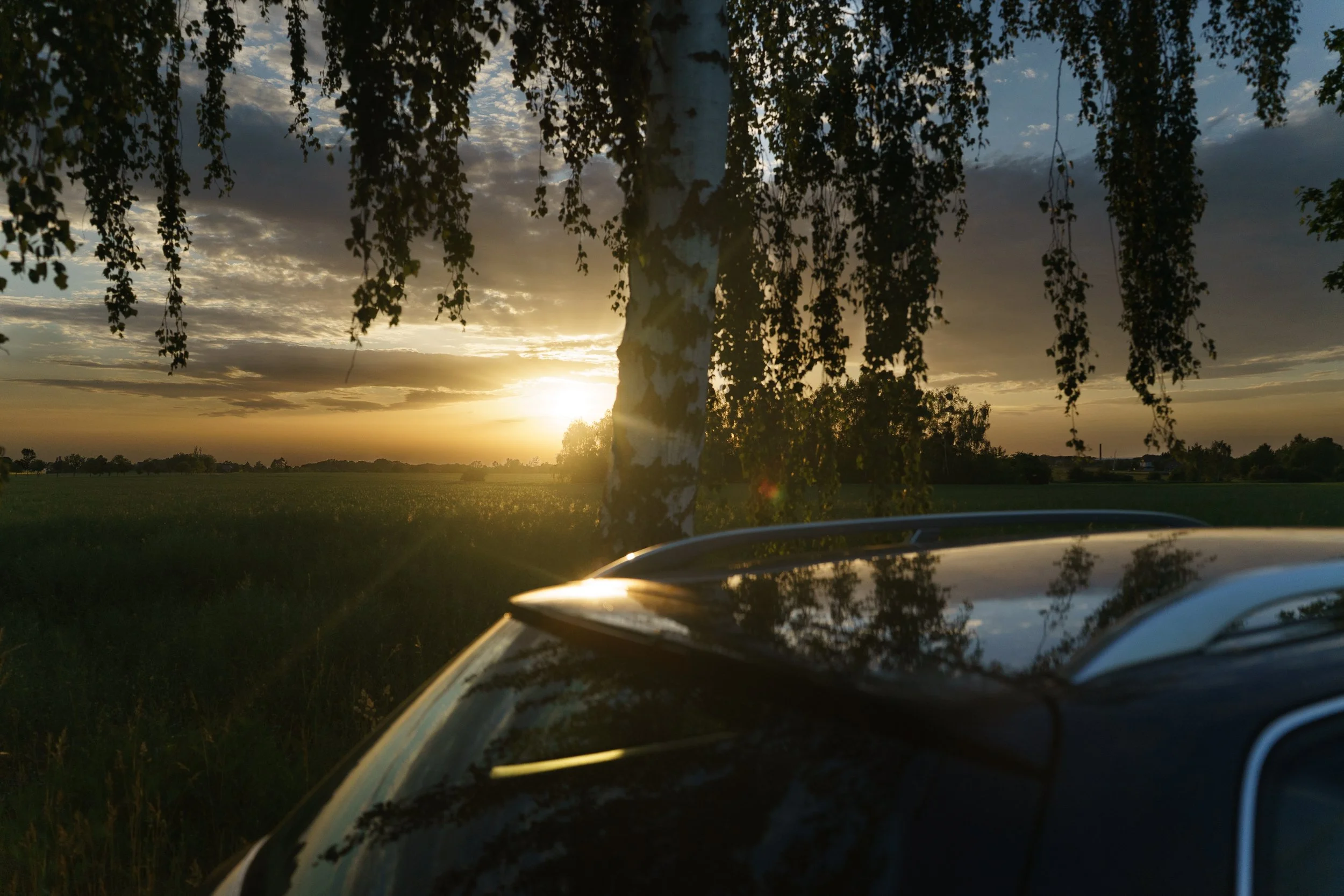 Über Dach Sonnenuntergang.jpg