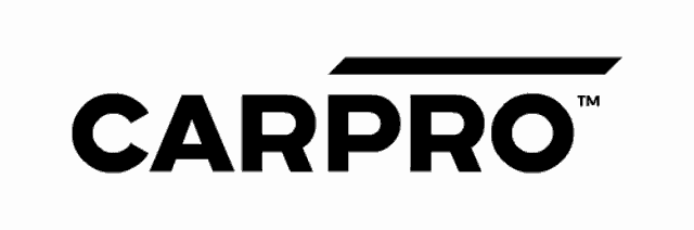 Logo de la marque CarPro en noir et blanc.