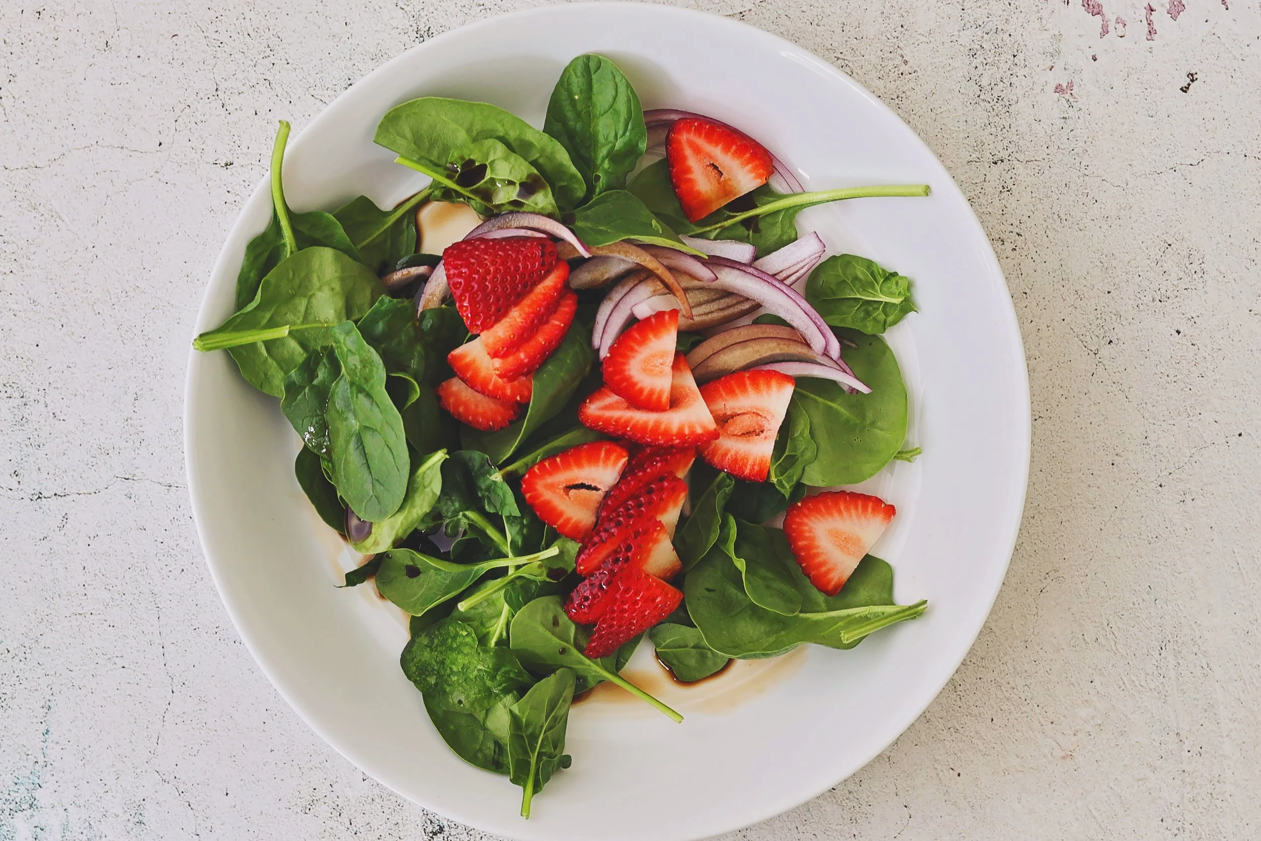 Spinach Strawberry Salad 