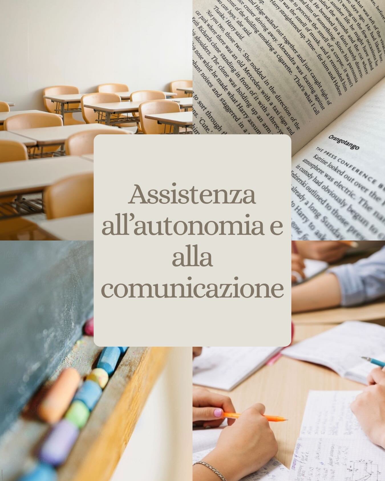In cooperativa &egrave; ormai da 3 anni che lavoriamo in sinergia con comuni e scuole del territorio per un servizio chiamato &ldquo;Assistenza all&rsquo;autonomia e alla comunicazione&rdquo;. L&rsquo;obiettivo non &egrave; quello di sostituirsi agli