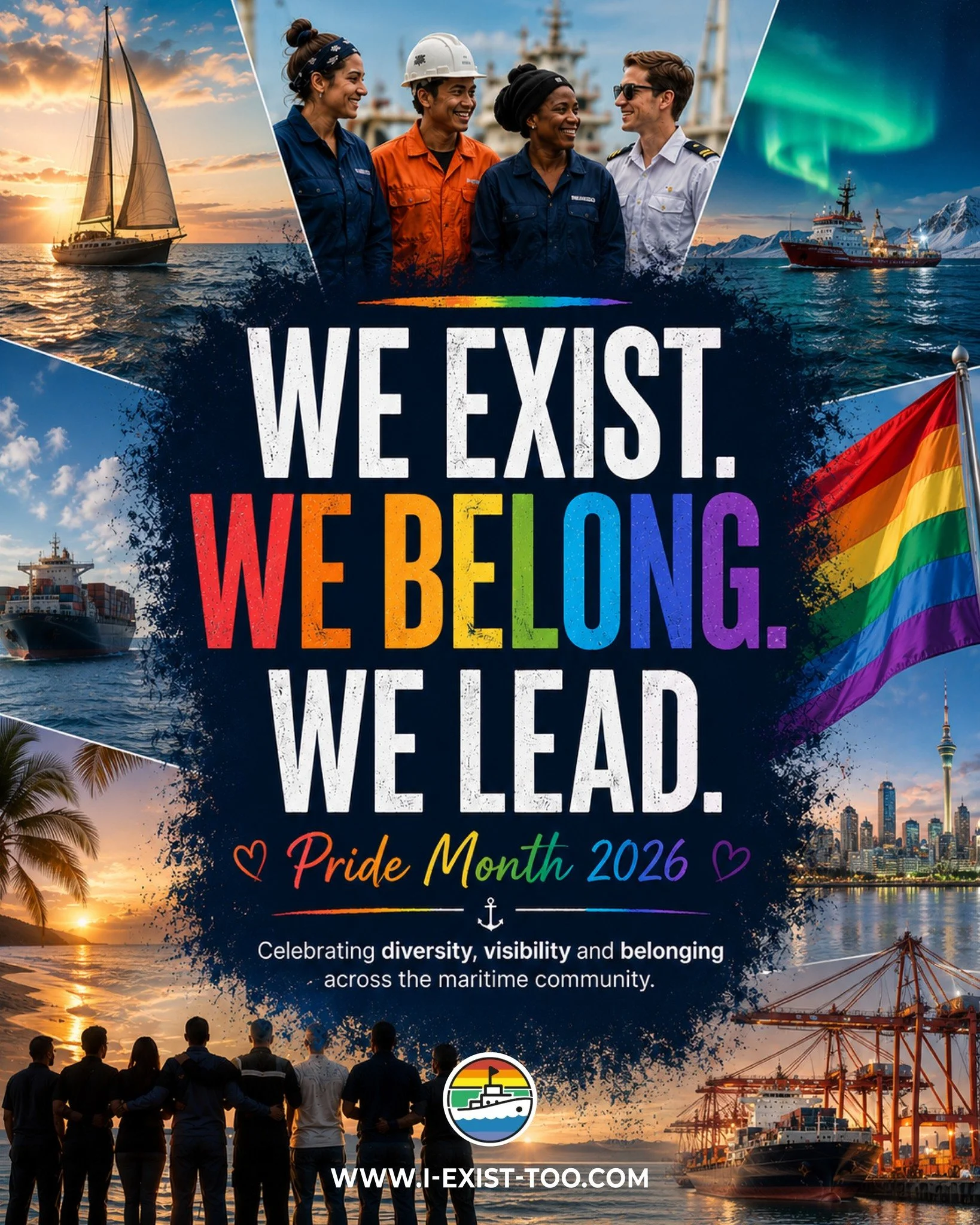 🌈⚓ 𝐏𝐑𝐈𝐃𝐄 𝐌𝐎𝐍𝐓𝐇 𝟐𝟎𝟐𝟔

At sea, in ports, in classrooms, aboard vessels, in leadership positions, and throughout every corner of the maritime community, there are people whose stories, identities and voices deserve to be seen, heard and v