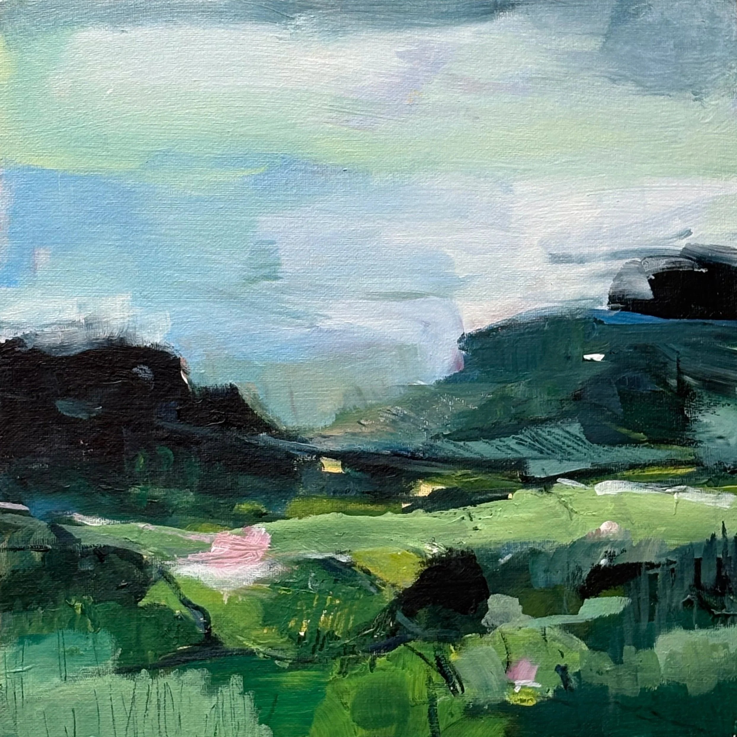 'Summer Greens'
30 x 30 cm 
Oil on Board
(POA)