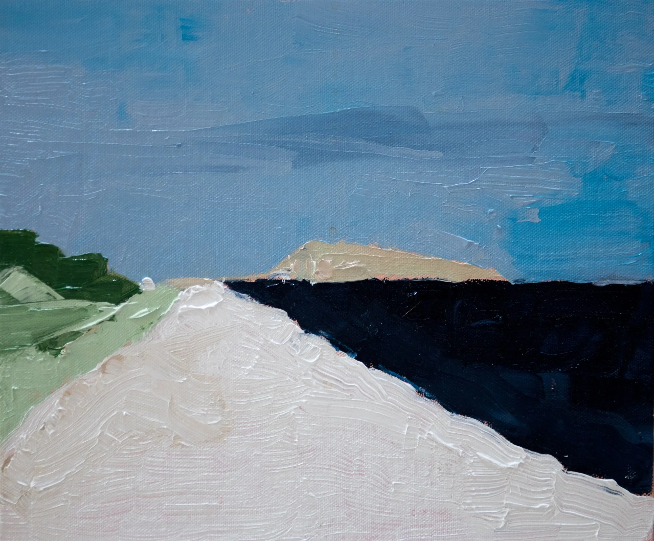 'Chesil I'
30 x 21 cm 
Oil on Board
(Sold)
