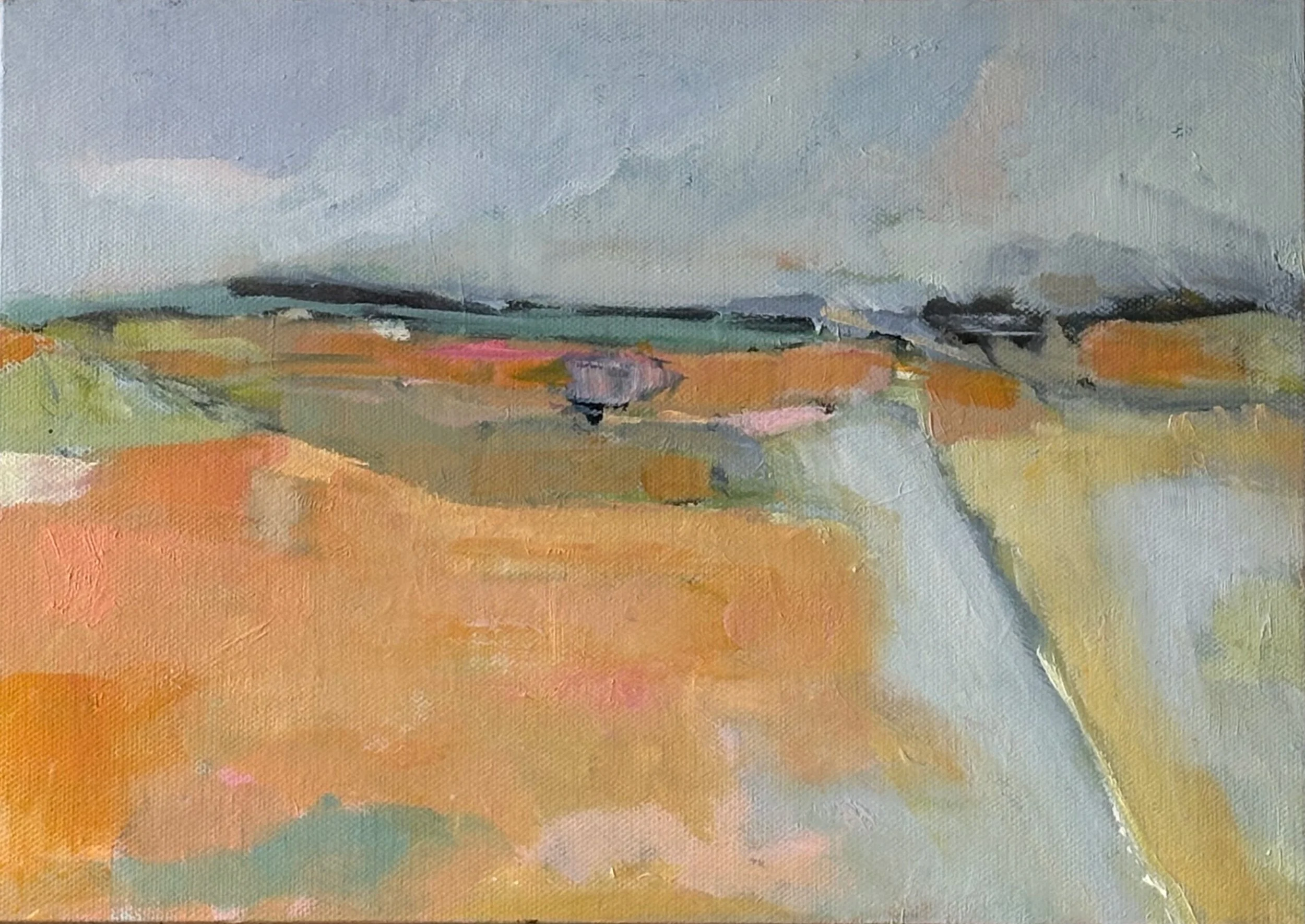 'Gold Field II'
30 x 21 cm
Oil on board
(POA)