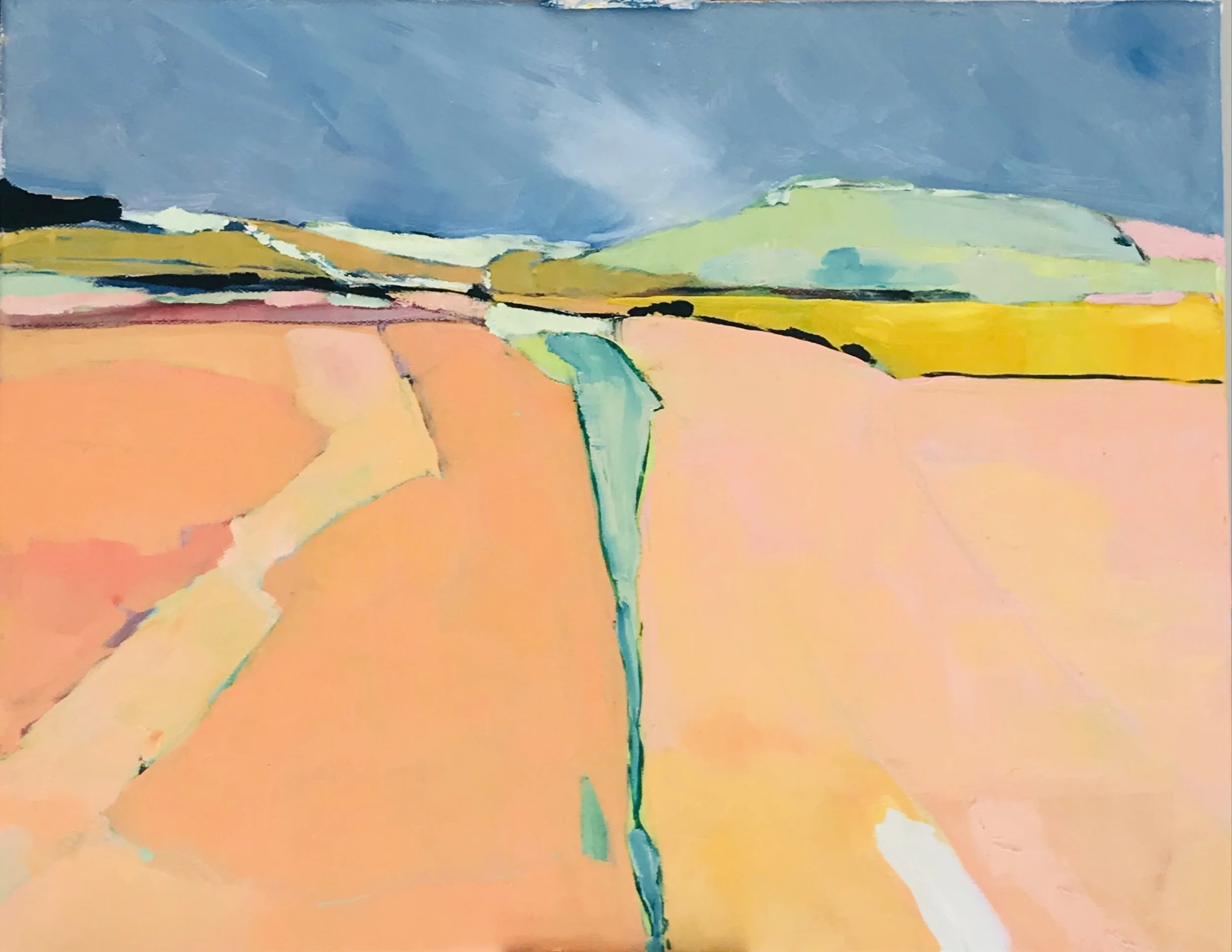 'Field View I'
51 x 40 cm 
Oil on Canvas
(Sold)