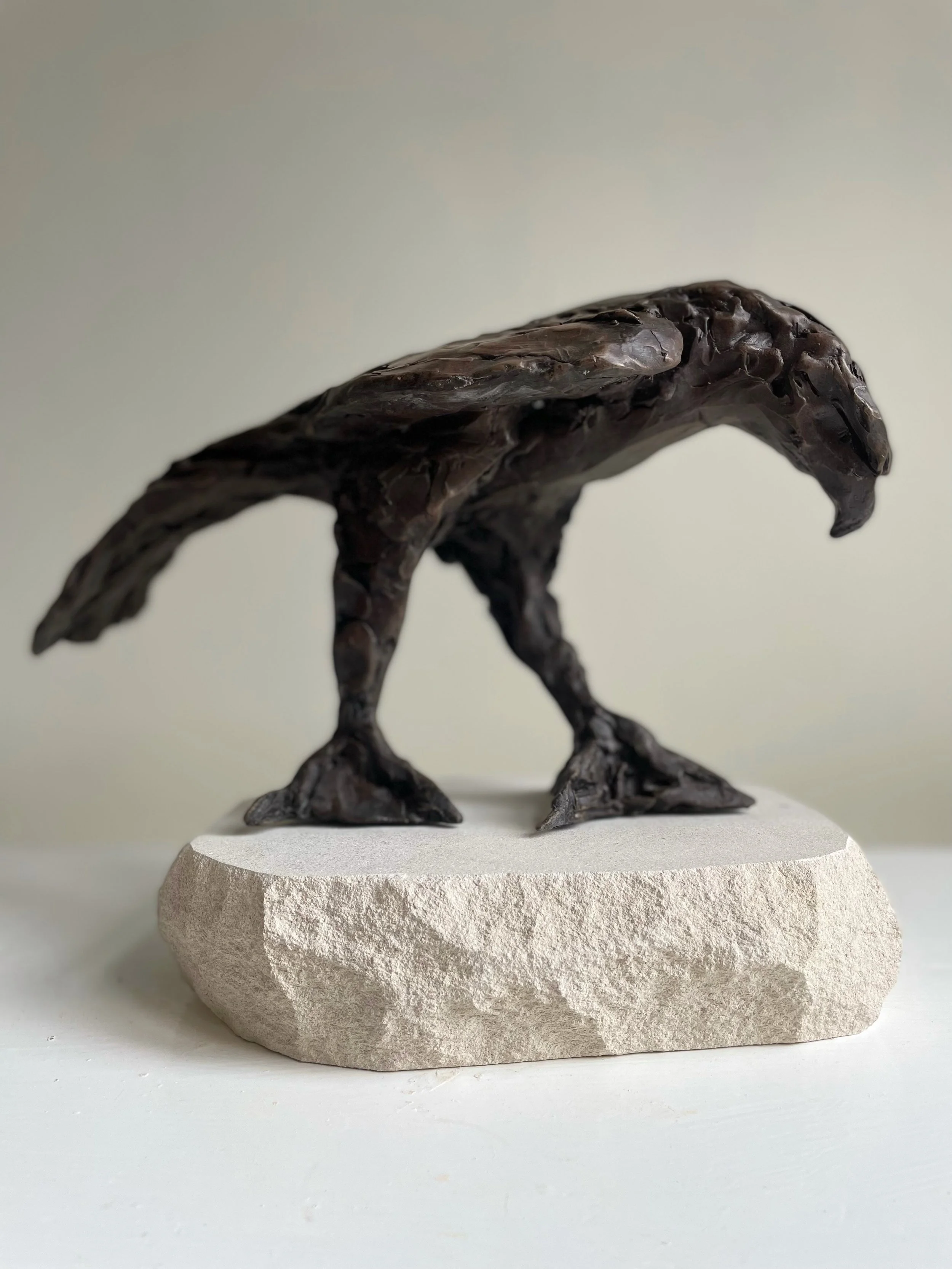 'Hawk I'
Bronze resin, mounted on Portland Stone
(POA)