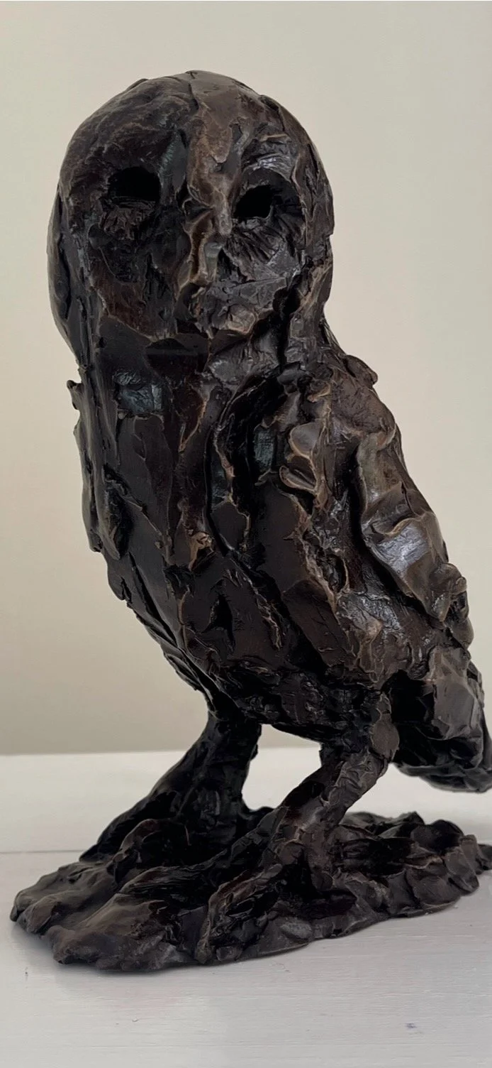 'Tawny Owl'
30 cm H approx
Bronze resin
2/10 
(POA)