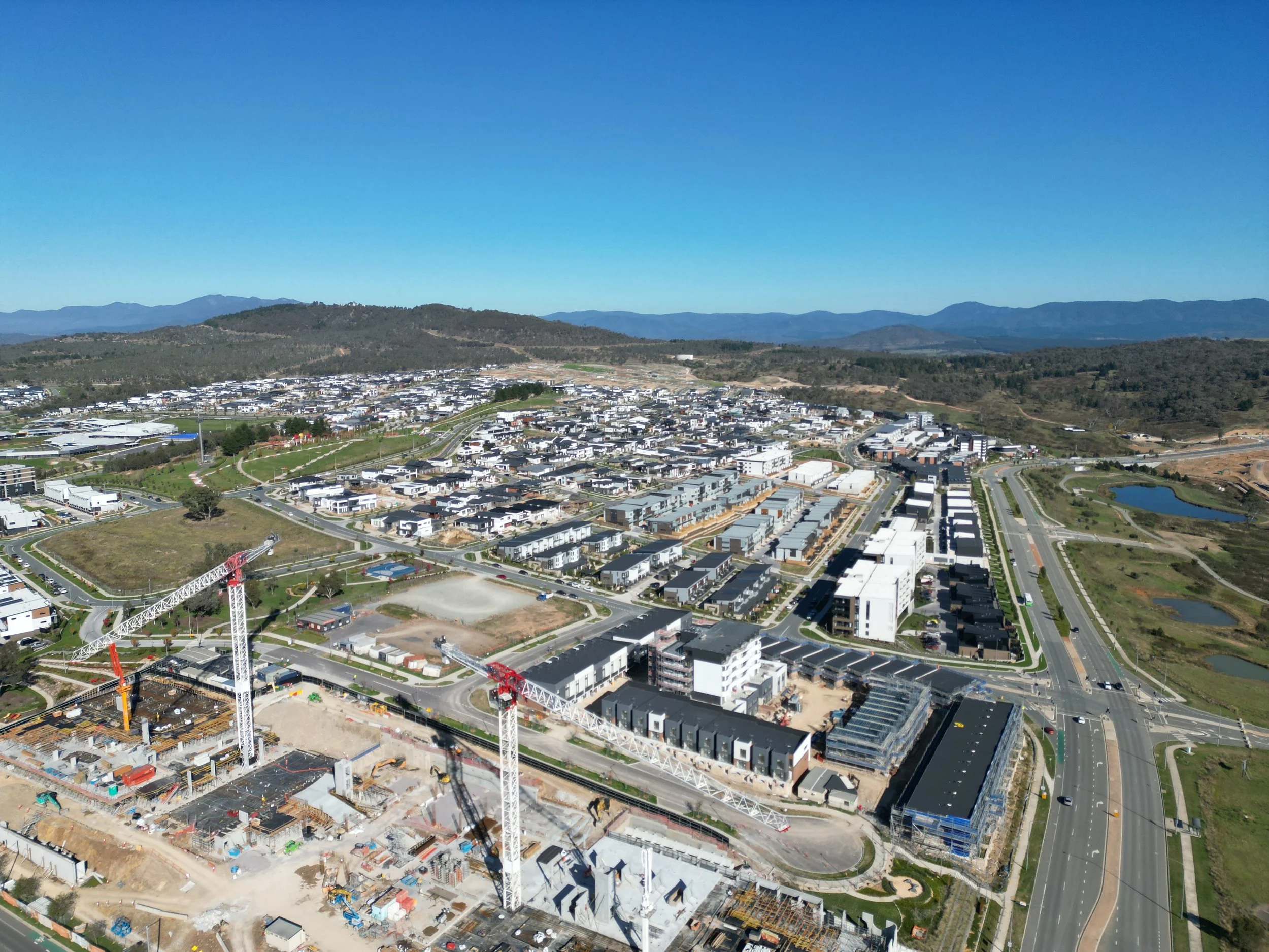 Molonglo Valley aerial photograph