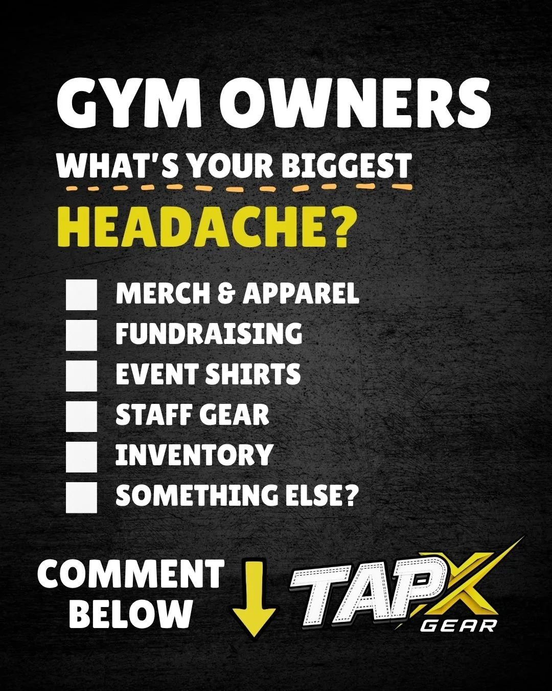 Managing a gym means wearing every single hat. You are the head coach, the accountant, the facility manager, and somehow, the retail coordinator.

Chasing down sizes, guessing inventory numbers, tying up cash flow in massive minimum order quantities,