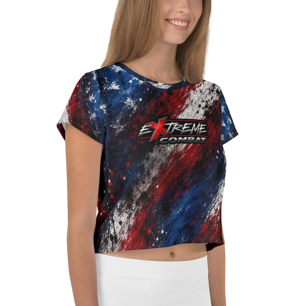 Extreme Combat women’s Team Crop Tee