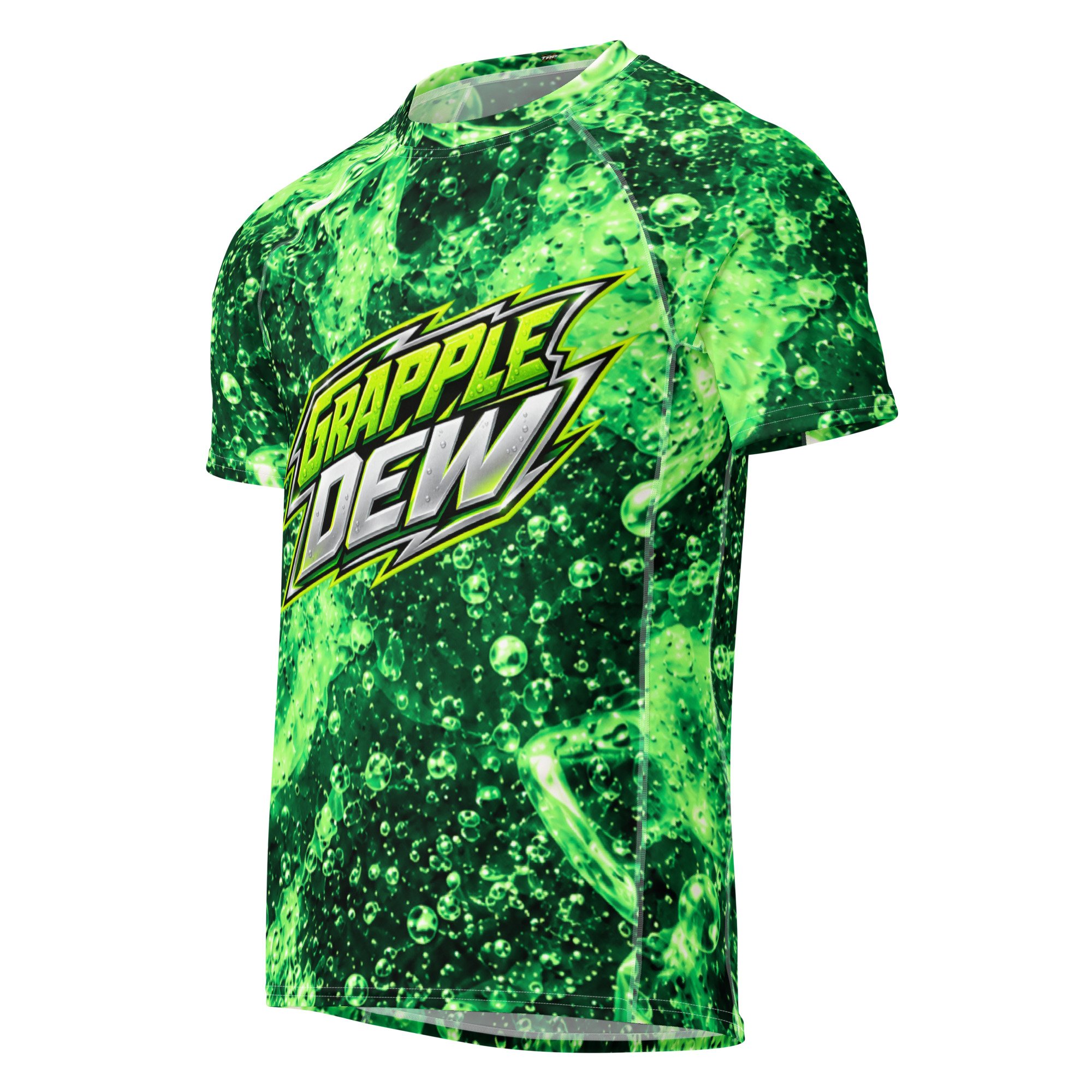 Grapple Dew - Mt Dew Inspired All over print Rash Guard