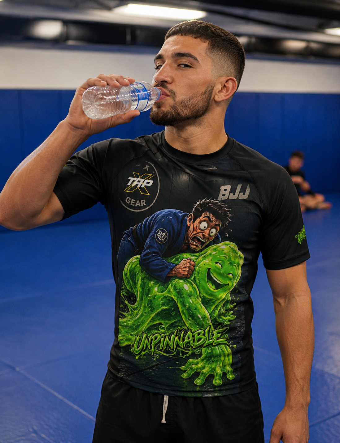 TapX Gear UNPINNABLE BJJ Short Sleeve Rash Guard
