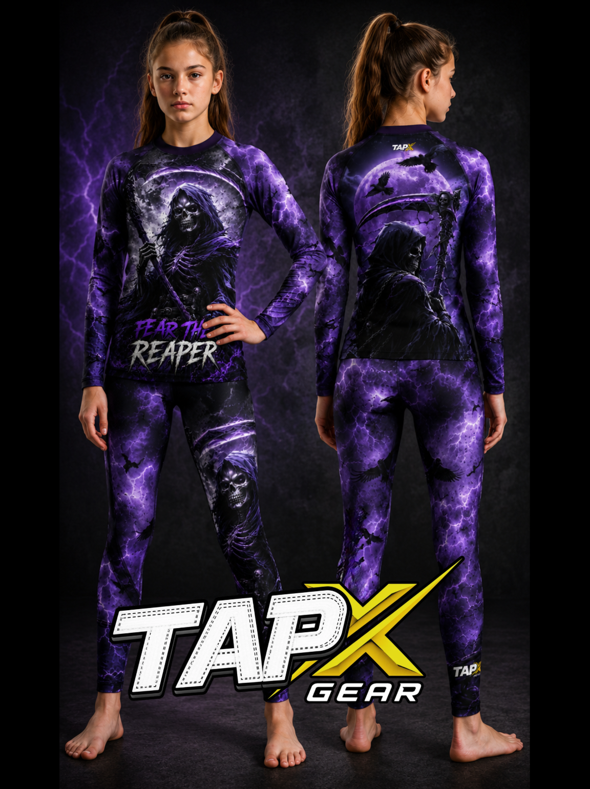 Youth 8-20 Compression Spats - Reaper Inspired Compression
